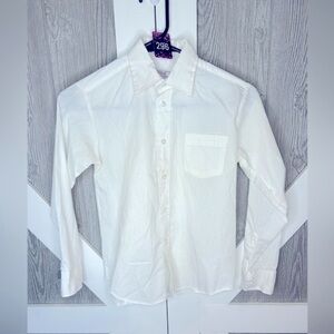 296. IZOD Boys White Dress Shirt 10Regular